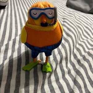 Colorful Diving Bird Figurine